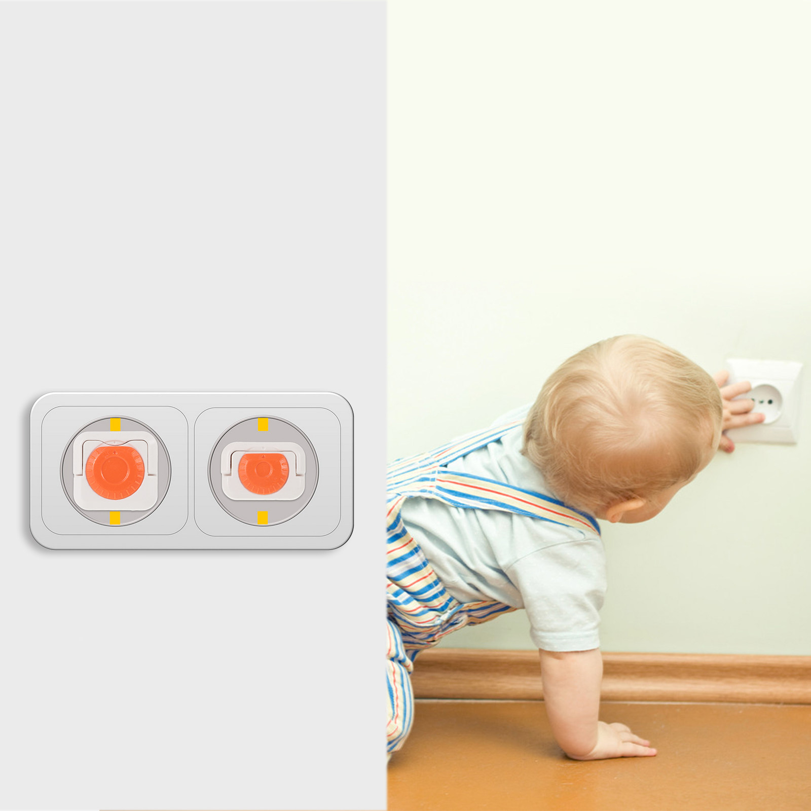 24 Cubiertas de Enchufes Unive - Outlet Cover Baby reseña y precio